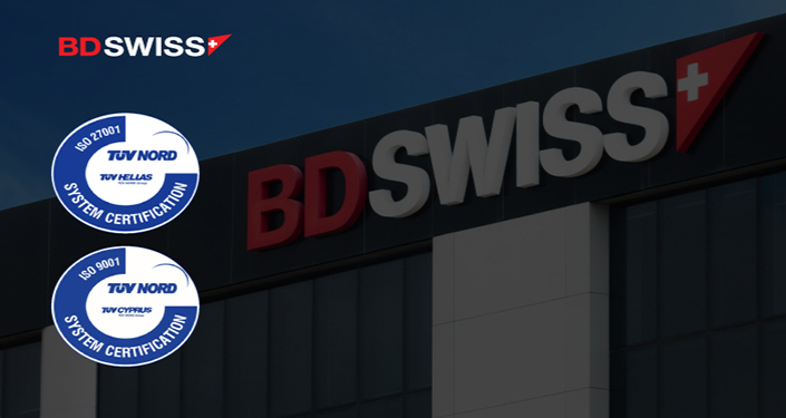 BDSwiss获得两项ISO的信息安全和质量管理认证